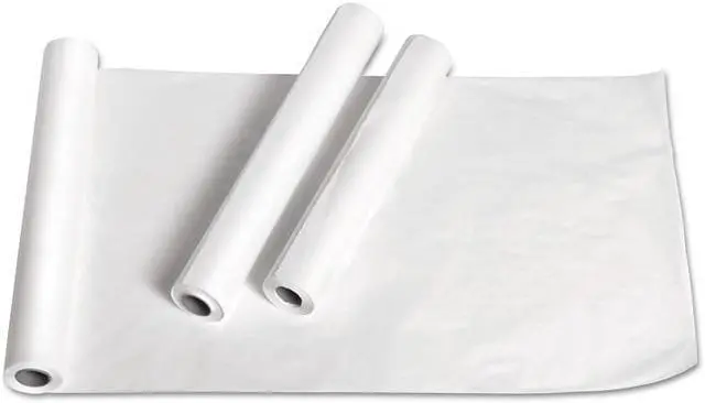 Alt view image 3 of 5 - Exam Table Paper, Deluxe Crepe, 21" x 125', White, 12 Rolls/Carton
