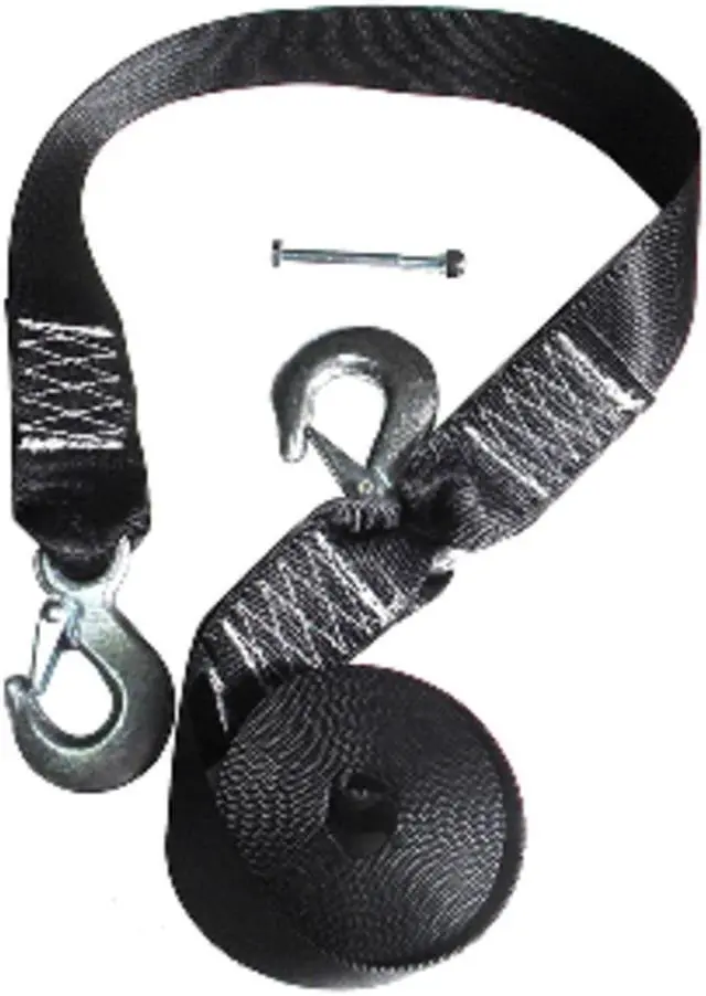 Alt view image 3 of 7 - Rod Saver Winch Strap Replacement w/Safety Strap - 20'