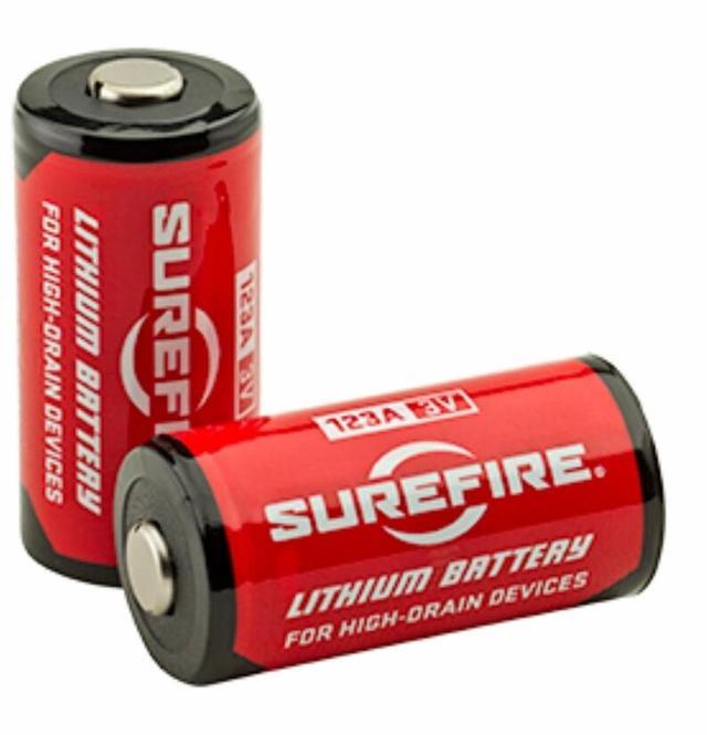 Alt view image 9 of 9 - Surefire (12) 123A Lithium Batteries w/ Reusable Battery Case SF12A-BB-CS