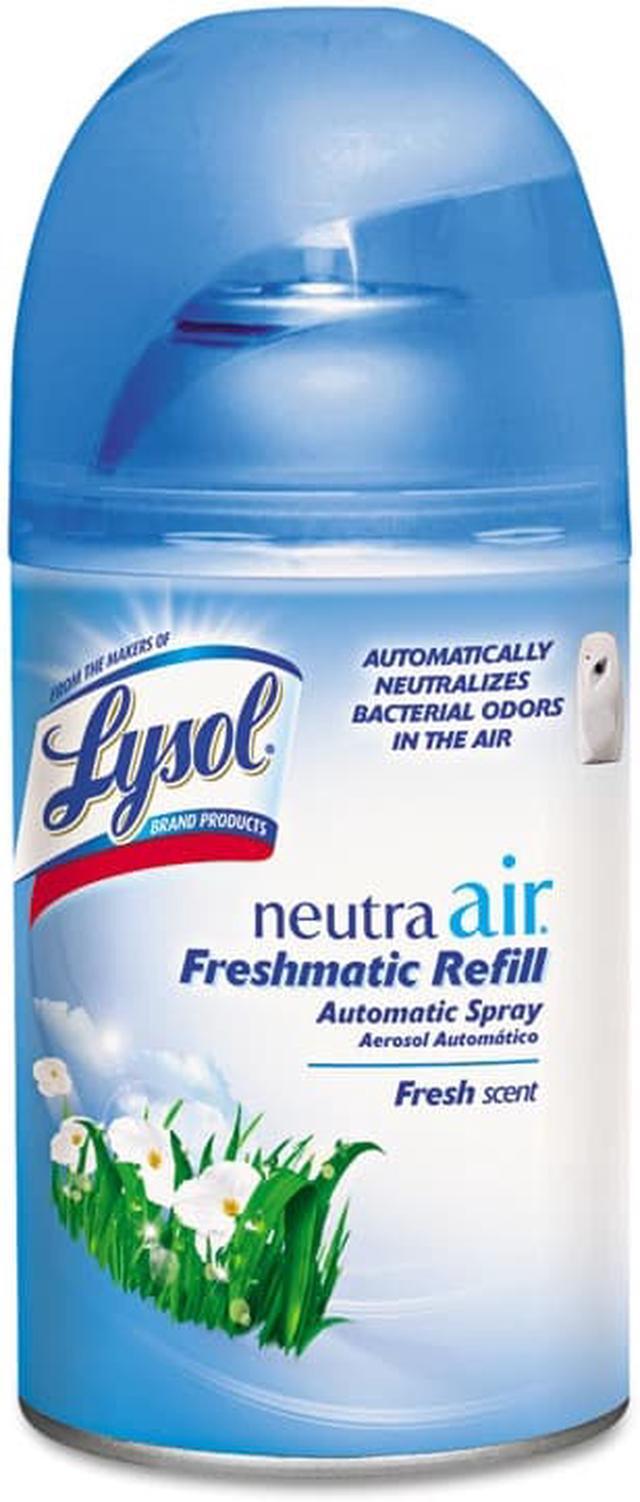 Alt view image 8 of 9 - LYSOL NEUTRA AIR FRESHMATIC 79831CT, Freshmatic Ultra Automatic Spray Disp. Refill, Fresh Scent, Aerosol, 6.17oz
