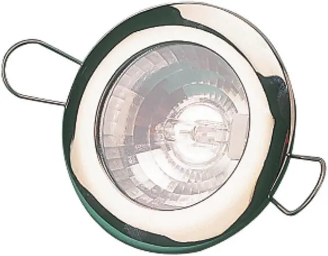 Alt view image 3 of 6 - Sea-Dog LED Overhead Light 2-7/16" - Brushed Finish - 60 Lumens - Clear Lens - Stamped 304 Stainless Steel