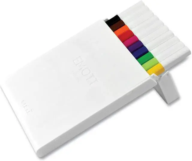 Alt view image 3 of 14 - Uni-ball EMOTT Porous Point Pens Fine 0.4 mm Assorted Ink 5 Pack 24828
