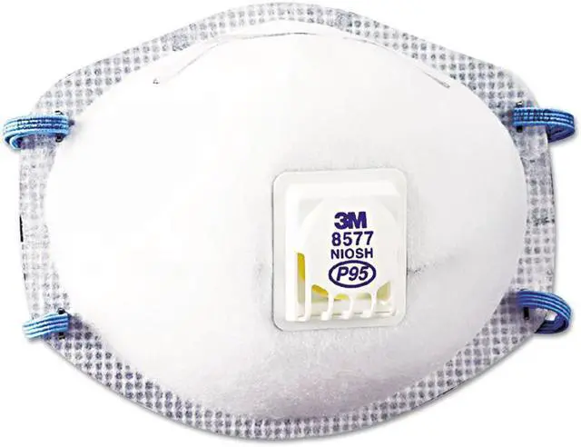 Alt view image 5 of 8 - C-Respir Mask P95 Maint Free Whi 10/Box 8577