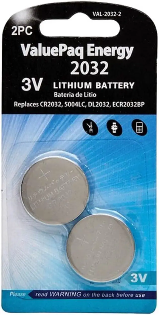 Alt view image 3 of 4 - Dantona[r] Val-2032-2 Valuepaq Energy 2032 Lithium Coin Cell Batteries, 2 Pk