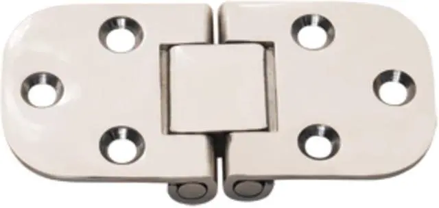 Alt view image 3 of 8 - WHITECAP FLUSH 2-PIN HINGE 3"L X 1-1/2"W 3/8" DEPTH 304SS S-3700