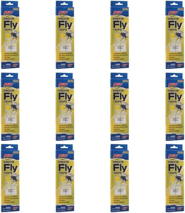 Alt view image 3 of 4 - PIC FTRP Window Fly Traps, 4 pk