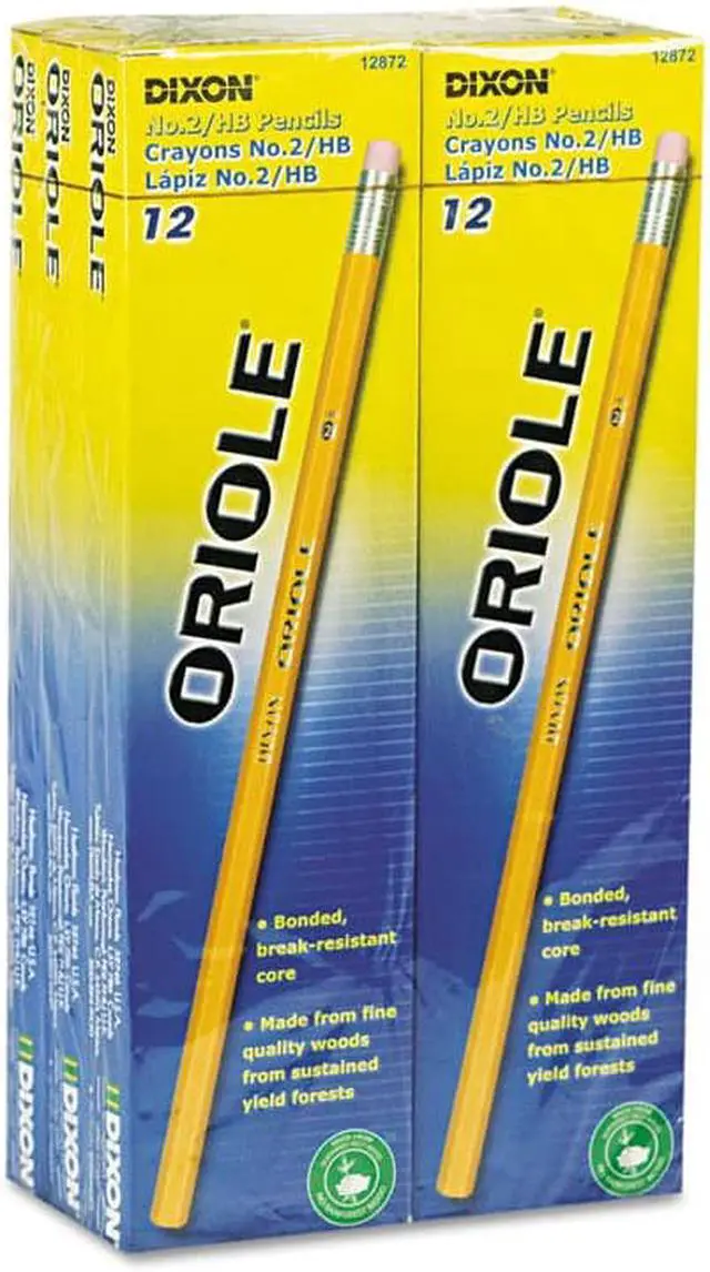 Alt view image 4 of 7 - Oriole Woodcase Pencil, HB #2, Yellow, 144/Box