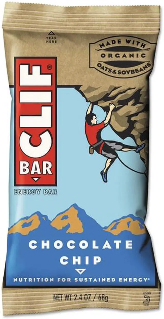 Alt view image 13 of 14 - Clif Bar Energy Bar, Crunchy Peanut Butter, 2.4 Oz, 12/Box 50120