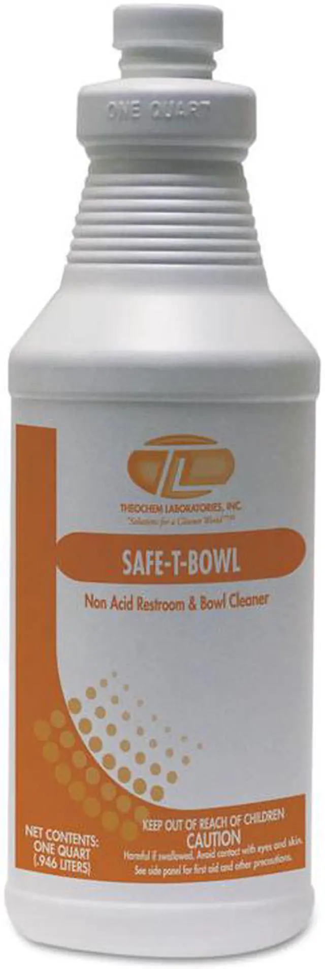 Alt view image 2 of 3 - Safe-T-Bowl Liquid Toilet Bowl Cleaner, 32oz, Bottle, 12/carton