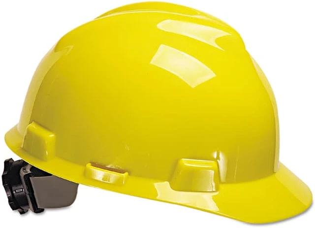 Alt view image 8 of 14 - MSA V-Gard Hard Hats Ratchet Suspension Size 6 1/2 - 8 White 475358