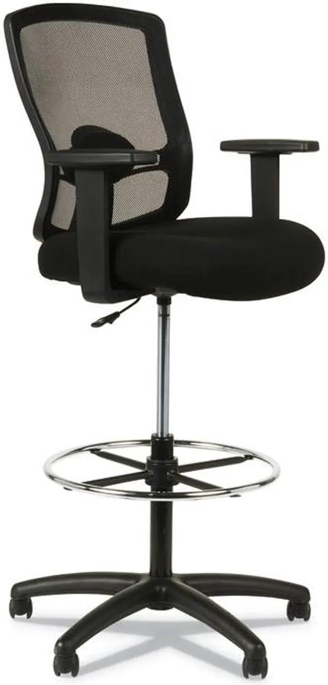 Alt view image 11 of 20 - Alera Etros Series Mesh Stool Black ET4614