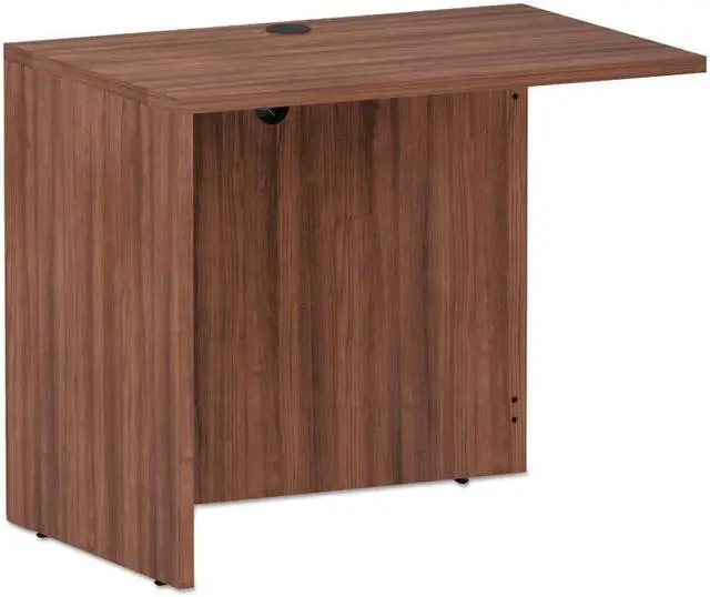 Alt view image 2 of 9 - Alera Valencia Series Reversible Return/Bridge Shell, 35w x 23 5/8d, Mahogany
