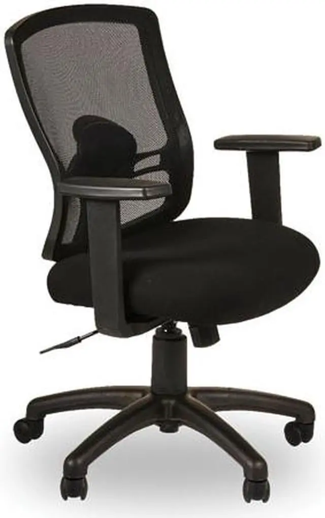 Alt view image 3 of 20 - Alera ALEET4017B Etros Series Mesh Mid-Back Petite Swivel/Tilt Chair