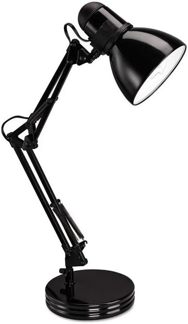 Alt view image 7 of 20 - Architect Desk Lamp, Adjustable Arm, 22"H, Black