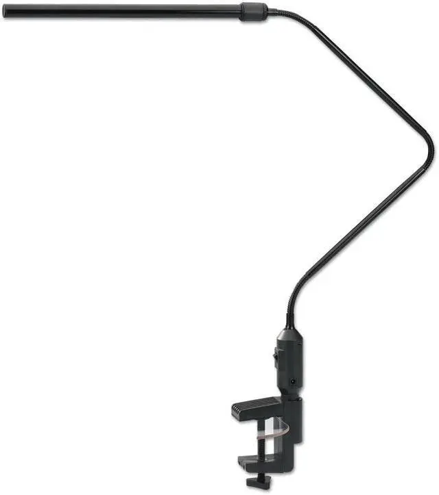 Alt view image 5 of 12 - Alera LED Desk Lamp With Interchangeable Base/Clamp 5.13"wx21.75"dx21.75"h Blk