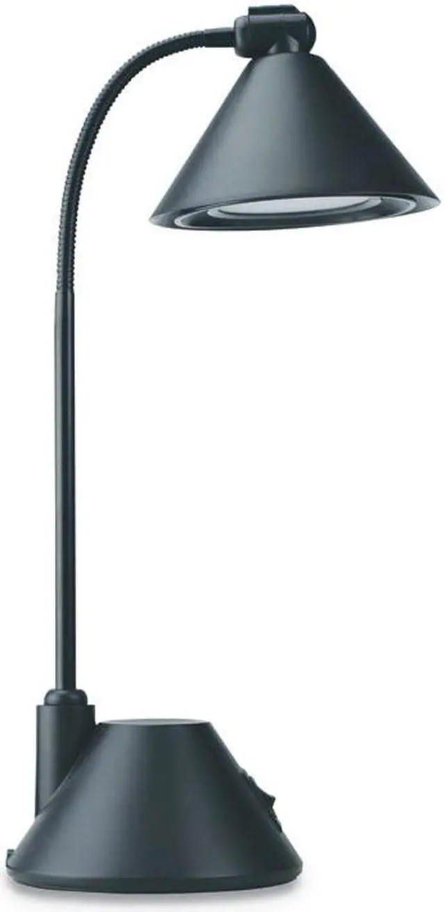 Alt view image 6 of 17 - LED Task Lamp, 2 Prong, 17"High, Black ALELED932B