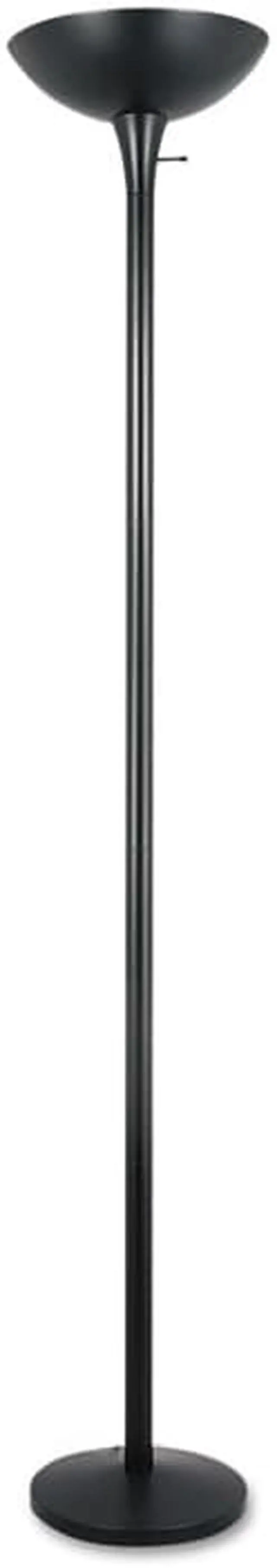 Alt view image 5 of 10 - Torchier Floor Lamp, 72"H, Black