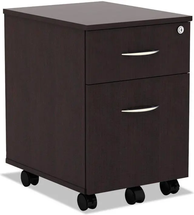 Alt view image 9 of 14 - Alera - VABFMC - Alera Valencia Series Mobile B/F Pedestal, 14 7/8 x 19 1/8 x 22 7/8, Med. Cherry