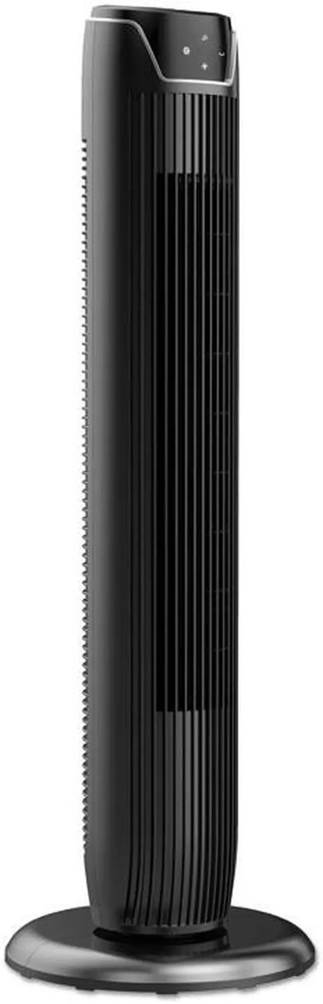 Alt view image 5 of 8 - Alera 36" 3-Speed Oscillating Tower Fan with Remote Control Plastic Black FAN363