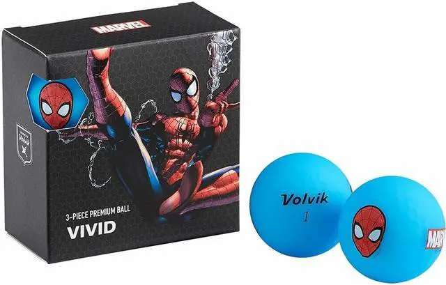 Alt view image 3 of 4 - Volvik 6209 Volvik Marvel Golf Balls 4pk-Spider Man