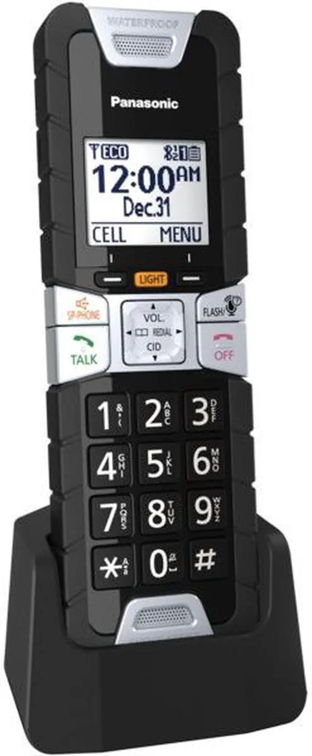 Alt view image 9 of 10 - Panasonic KX-TGTA61B Tough Phone Accessory Handset