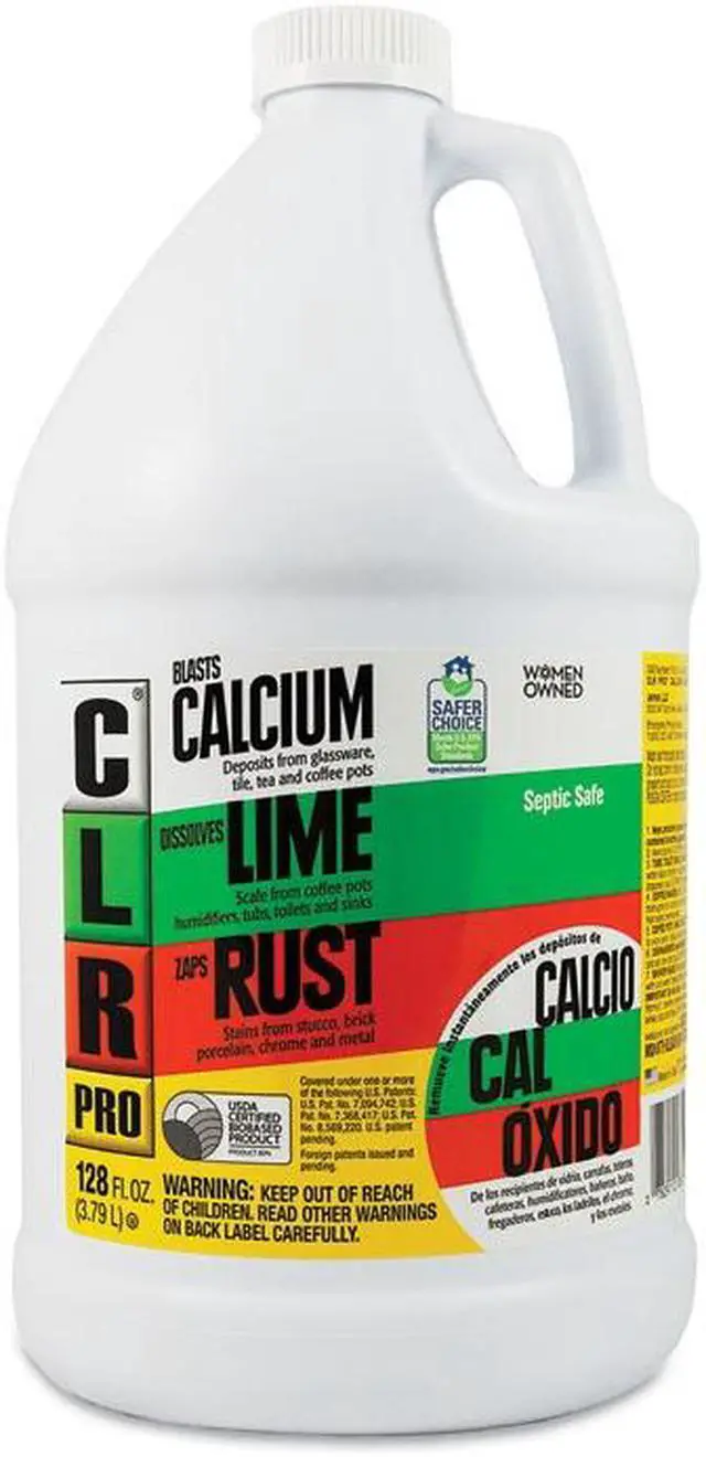 Alt view image 8 of 10 - Jelmar CL-4PRO 128 oz. Bottle, 4 per Carton, Calcium, Lime and Rust Remover