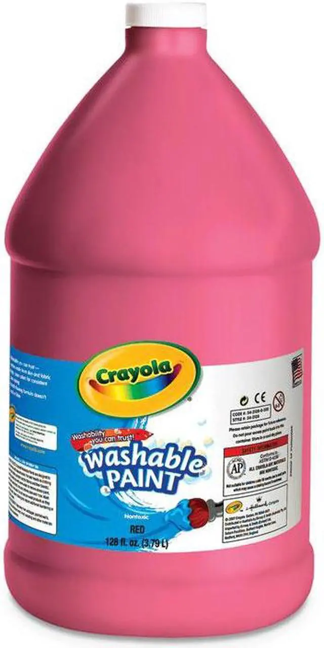 Alt view image 17 of 20 - Crayola Llc Formerly Binney & Smith BIN541204 Washable Kids Paint 6 Jar Set
