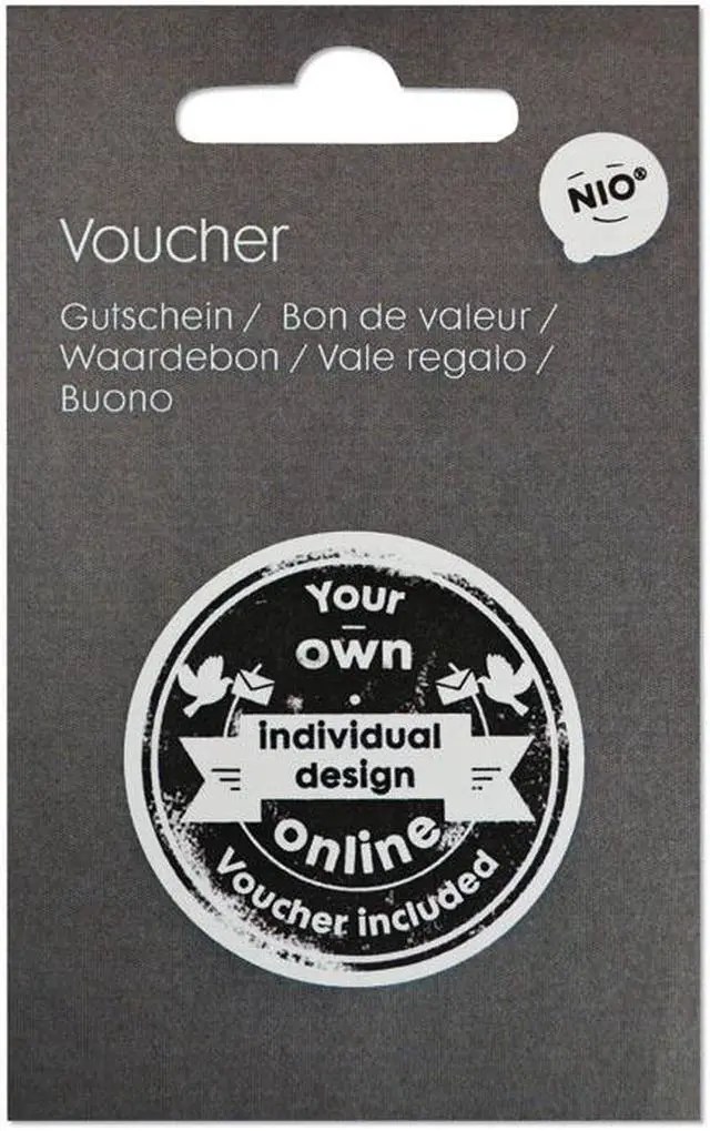 Alt view image 2 of 7 - Custom Stamp Voucher, For Use with NIO 071509 Stamp 071596