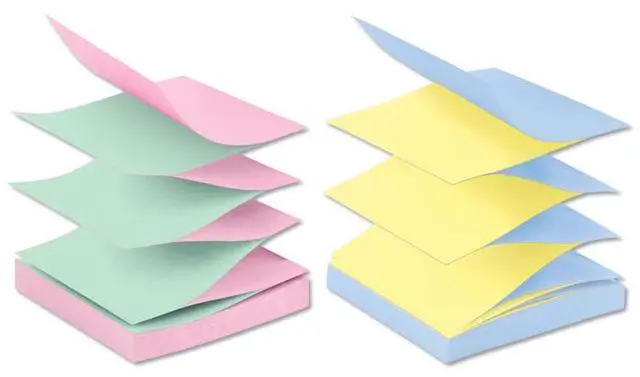 Alt view image 14 of 20 - Post-it Pop-up Notes 3" x 3" Beachside Café Collection 90 Sheet/Pad 12 Pads/Pack (R330UALT)