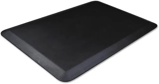 Alt view image 5 of 19 - Deflecto Anti-Fatigue Mat Crush-Resistant 24"Wx36"Lx3/4"H Black AF2436PU
