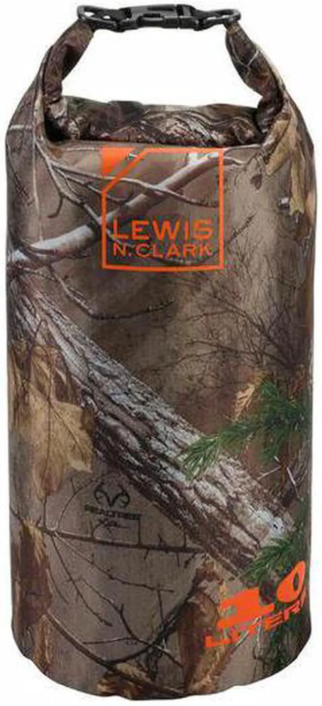 Alt view image 4 of 5 - Lewis N. Clark Waterseals 40L Classic Dry Bag, Realtree Xtra Camouflage