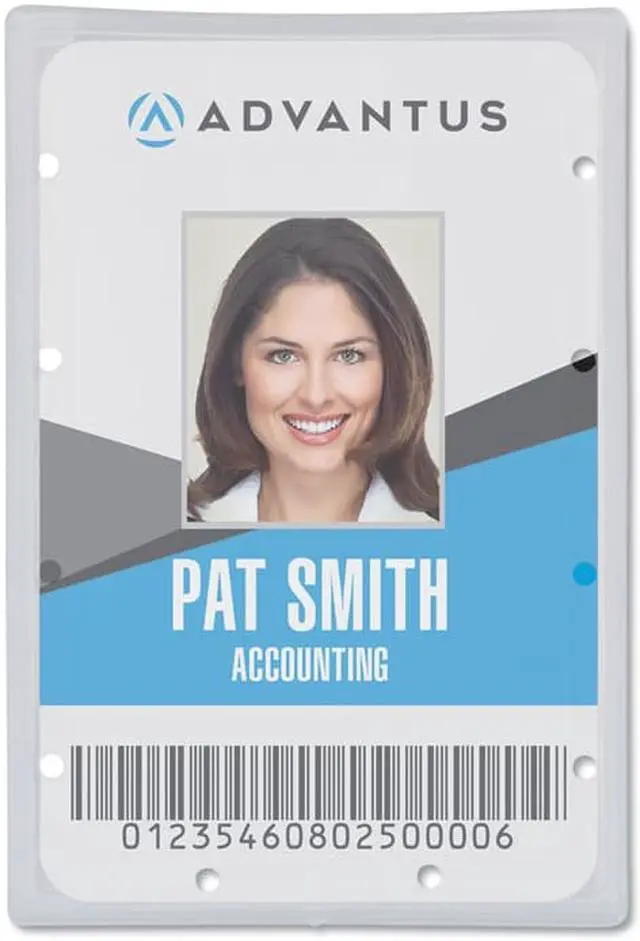 Alt view image 7 of 13 - Clear ID Card Holder, Vertical, 2 5/16" x 3 11/16", 25/PK 97100