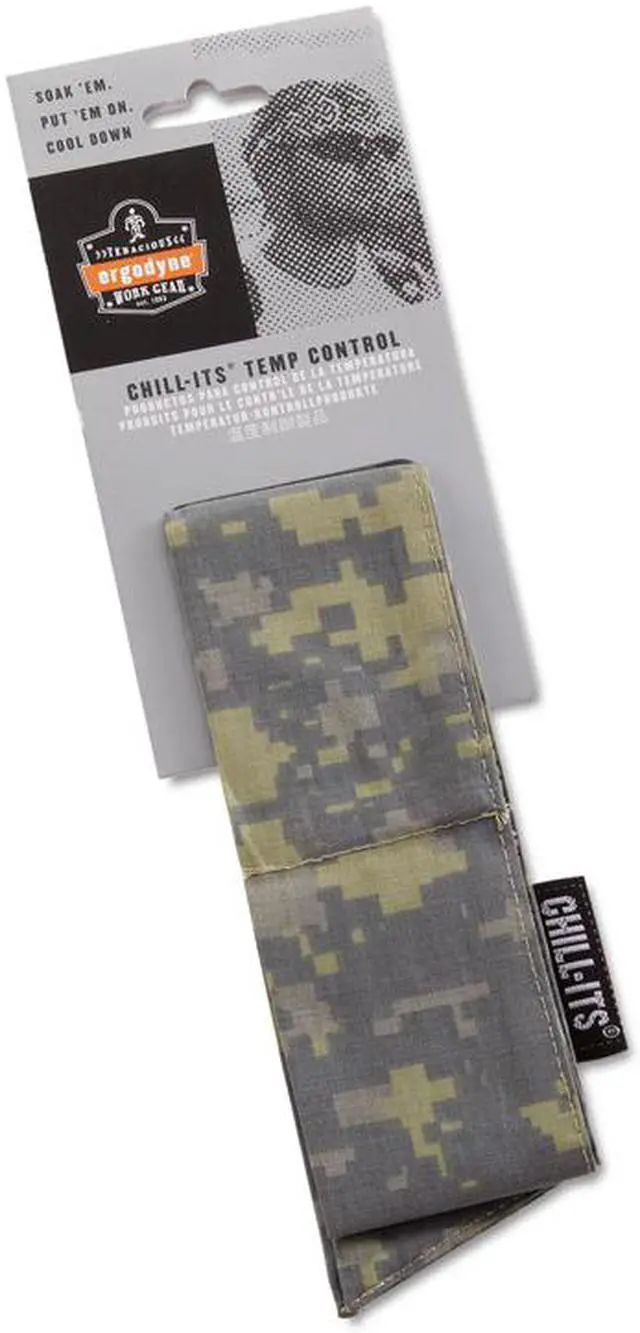 Alt view image 3 of 10 - Cooling Bandana, Universal, Camouflage