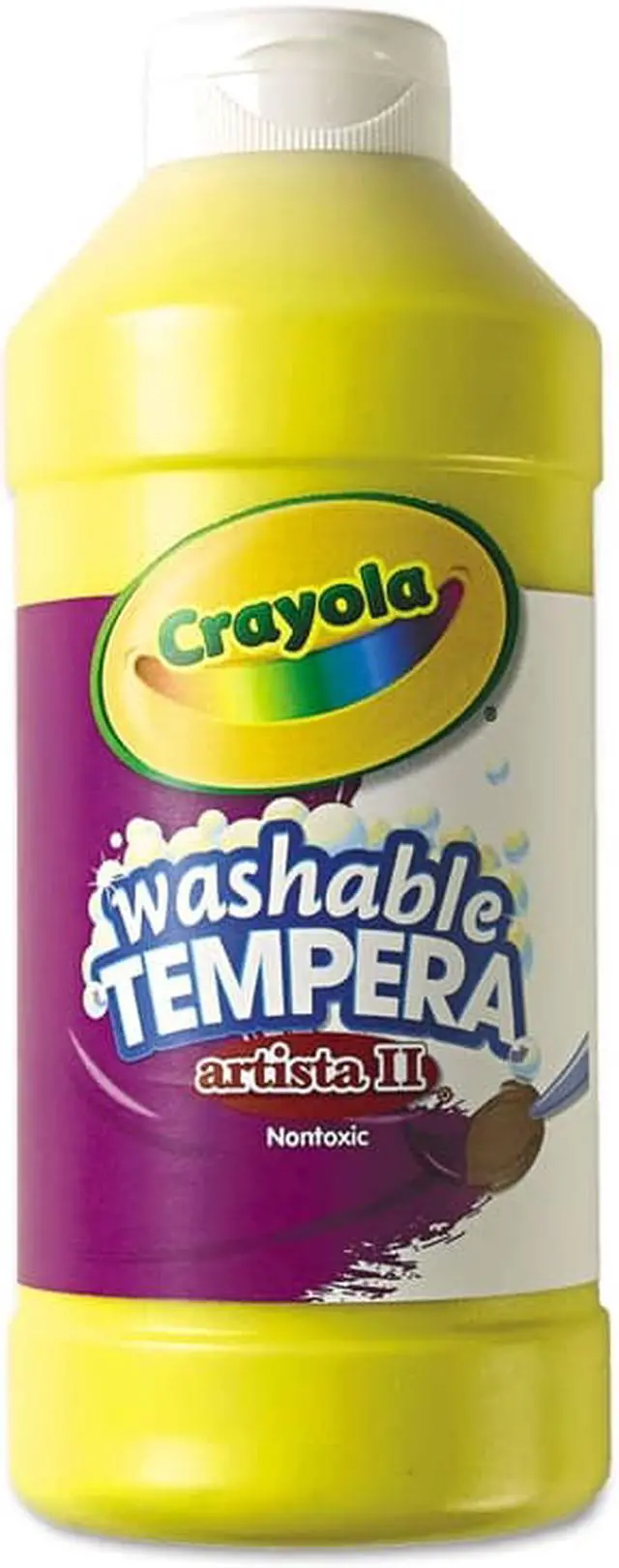 Alt view image 3 of 5 - Crayola. 543132042 Artista II Washable Tempera Paint, Blue, 32 oz