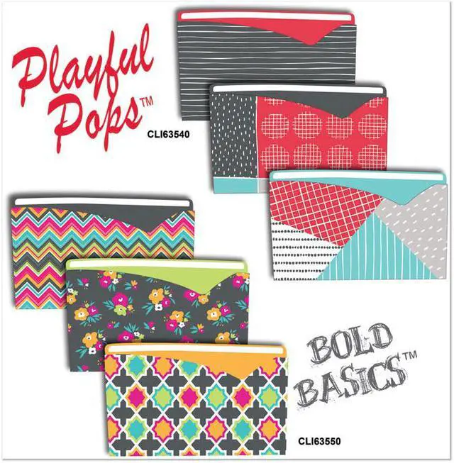 Alt view image 10 of 20 - C-Line Write-On Fashion Poly File Jackets Letter Polypropylene Assorted 6/PK
