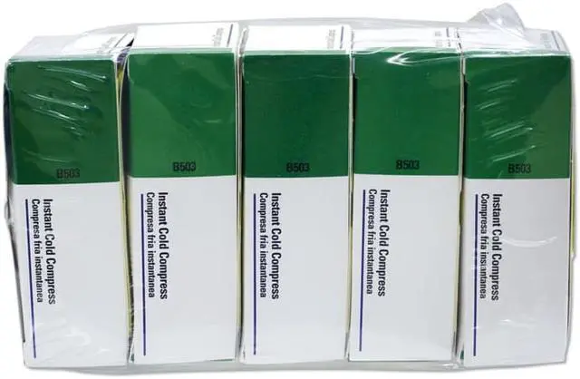 Alt view image 4 of 4 - Instant Cold Pack,White,4 x 5 In,PK5 FIRST AID ONLY B503-5