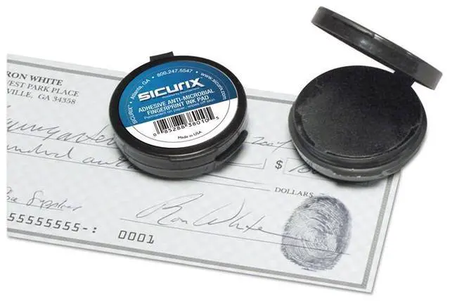 Alt view image 3 of 16 - Baumgartens 38010 Fingerprint Ink Pad 1.6" x 1.6" x 0.5" - Black Ink