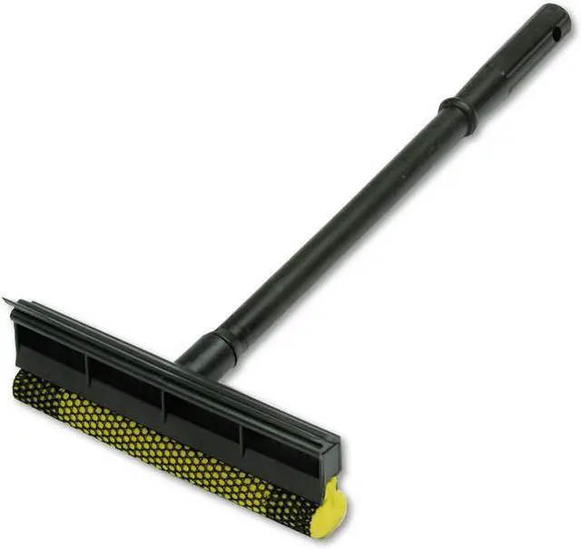 Alt view image 7 of 14 - Boardwalk General-Duty Squeegee 8" Sponge Head/Rubber Blade 16" Plastic Handle 816
