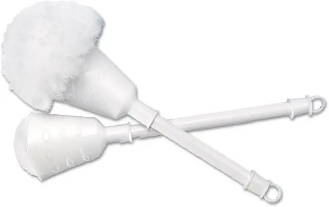 Alt view image 2 of 11 - Cone Bowl Mop, 10" Handle, 2" dia. Head, Plastic, White, 25/Carton BWK00170
