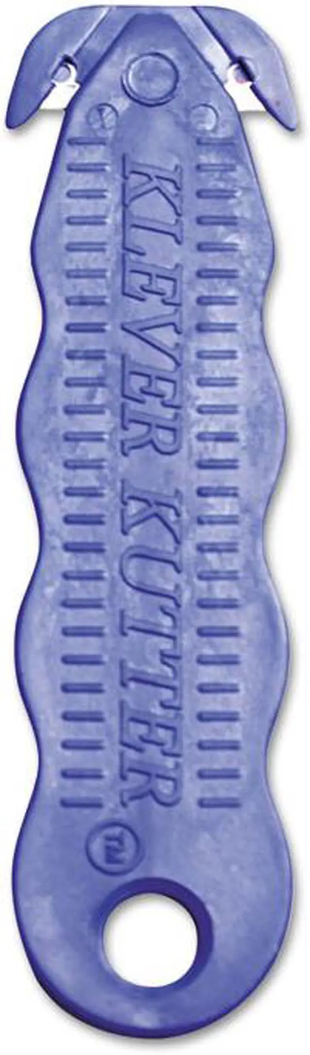 Alt view image 4 of 4 - Box Cutter Safety Knife, 5/PK, Blue/Black, Sold as 1 Each