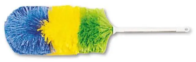Alt view image 7 of 16 - Boardwalk Polywool Duster w/20" Plastic Handle Assorted Colors 9441