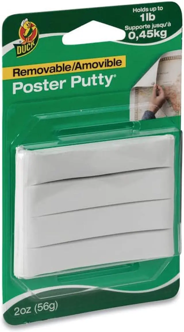 Alt view image 11 of 16 - Duck Poster Putty Removable/Reusable Nontoxic 2 oz/Pack PTY2