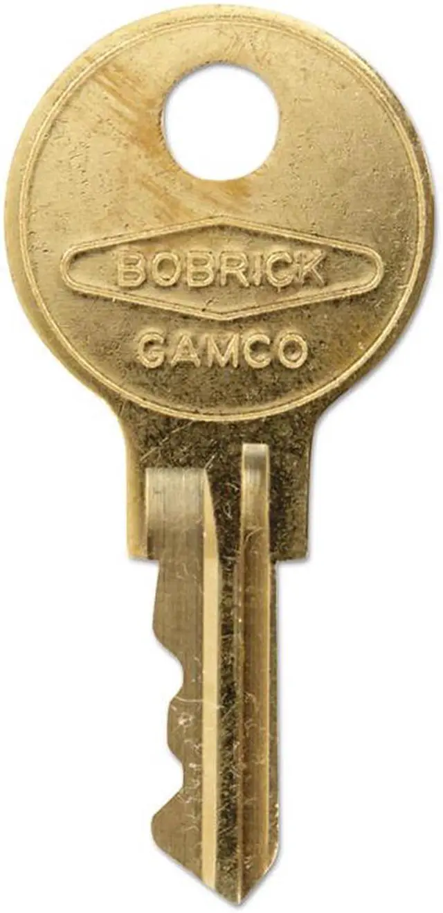 Alt view image 6 of 7 - Bobrick Cat 74 Key for Towel Dispensers Metal Key 33043