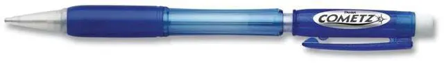 Alt view image 11 of 20 - Pentel Cometz Mechanical Pencil HB #2 .9mm Blue Dozen AX119C