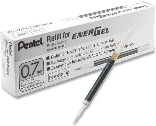 Alt view image 5 of 7 - Refill for Pentel EnerGel Retractable Liquid Gel Pens Medium Violet Ink LR7V