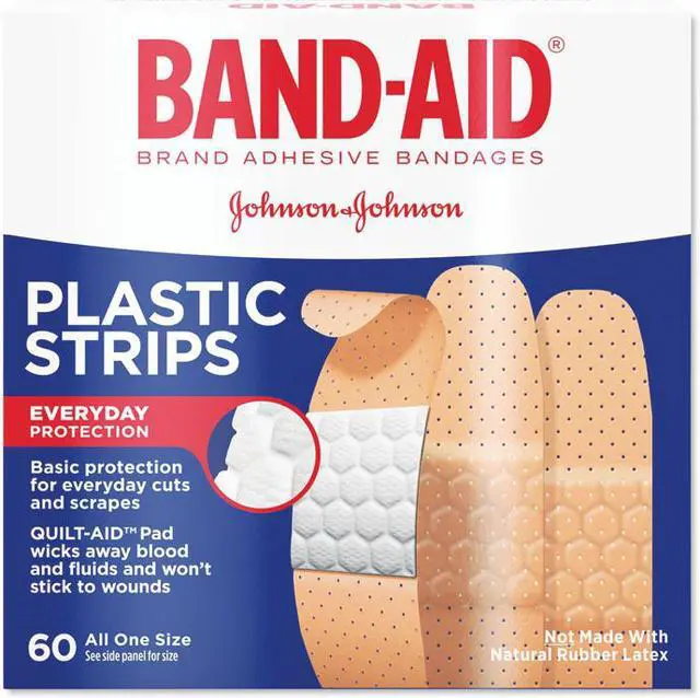 Alt view image 15 of 20 - Band-Aid Brand Tru-Stay Plastic Strips Adhesive Bandages All One Size 60/Count (513186) 100563500