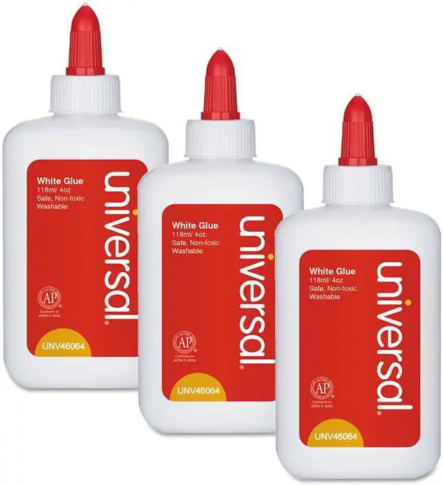 Alt view image 3 of 8 - Universal Washable White Glue 4 oz Dries Clear 46064