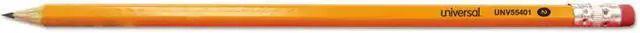 Alt view image 3 of 13 - Universal #2 Pre-Sharpened Woodcase Pencil HB #2 Yellow Barrel 24/Pack 55401