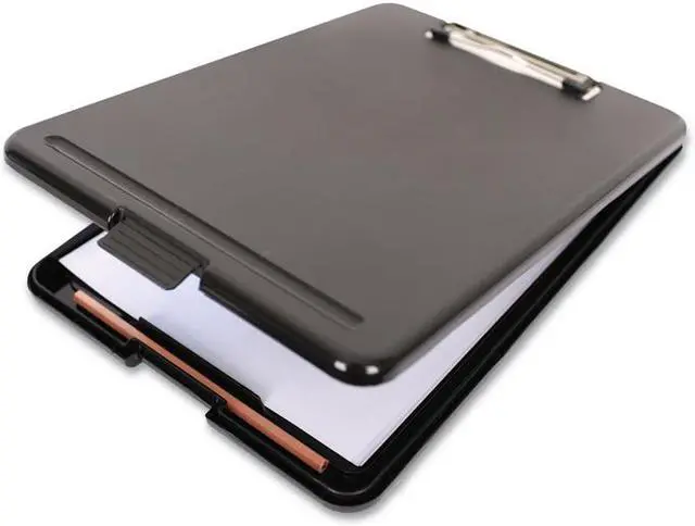 Alt view image 4 of 9 - Universal Storage Clipboard, 1/2" Capacity, 8 1/2 X 11, Black 40318