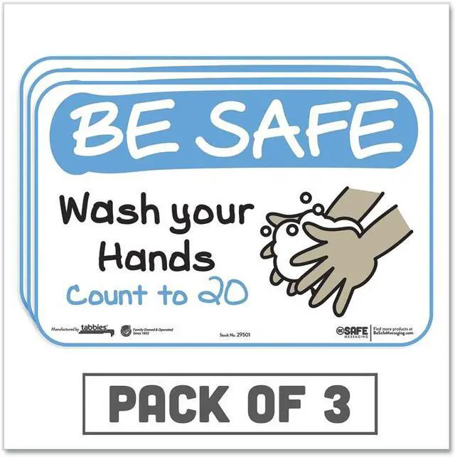 Alt view image 2 of 6 - Tabbies Sign,Besafe Stop Germs,Be 29536